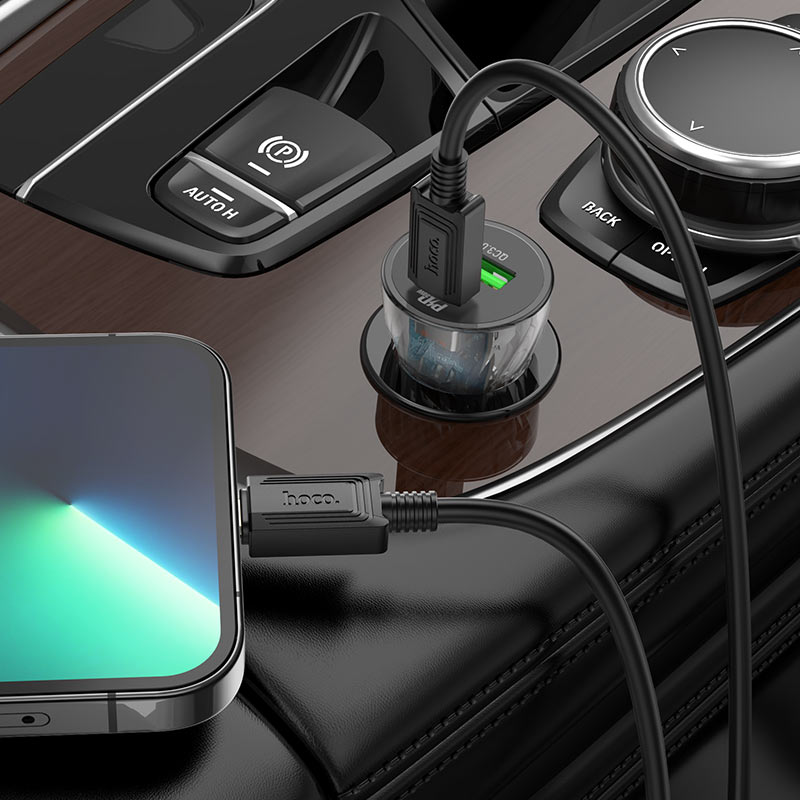 Car charger “Z47A Transparent Discovery Edition” PD30W+QC3.0 set
