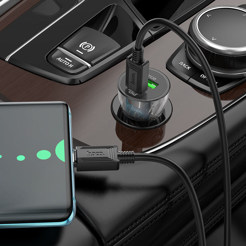Car charger “Z47A Transparent Discovery Edition” PD30W+QC3.0 set