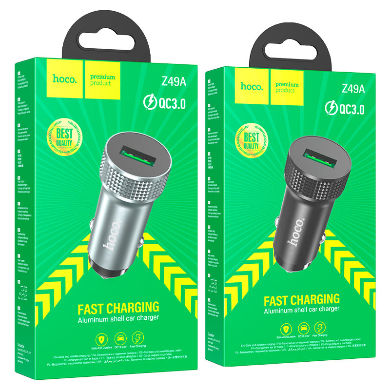 Car charger “Z49A Level” 18W cable set
