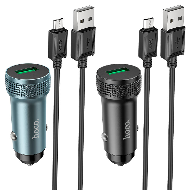 Car charger “Z49A Level” 18W cable set