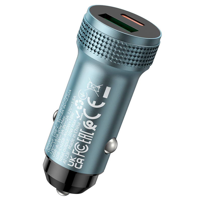 Car charger “Z49B Level” 38W cable set