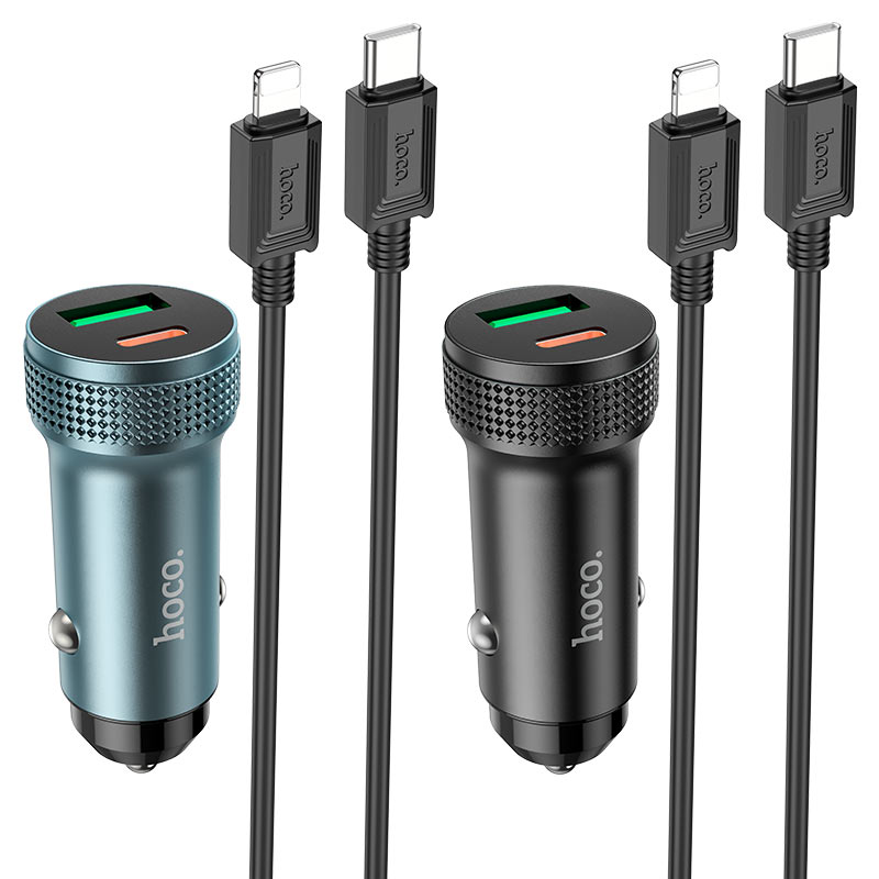 Car charger “Z49B Level” 38W cable set