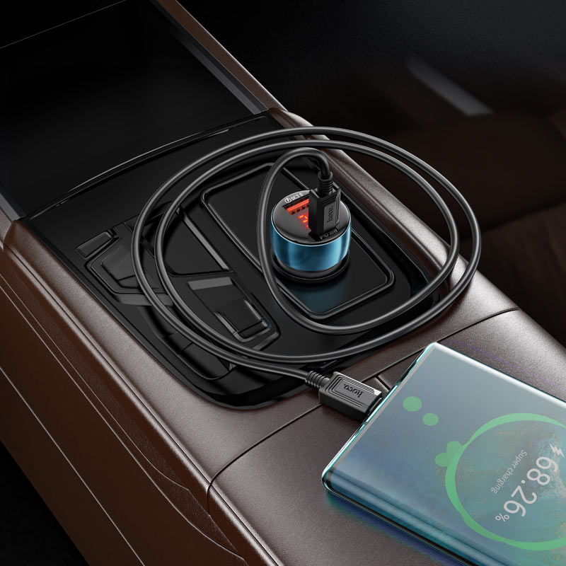 Car charger “Z50 Leader” 48W cable set