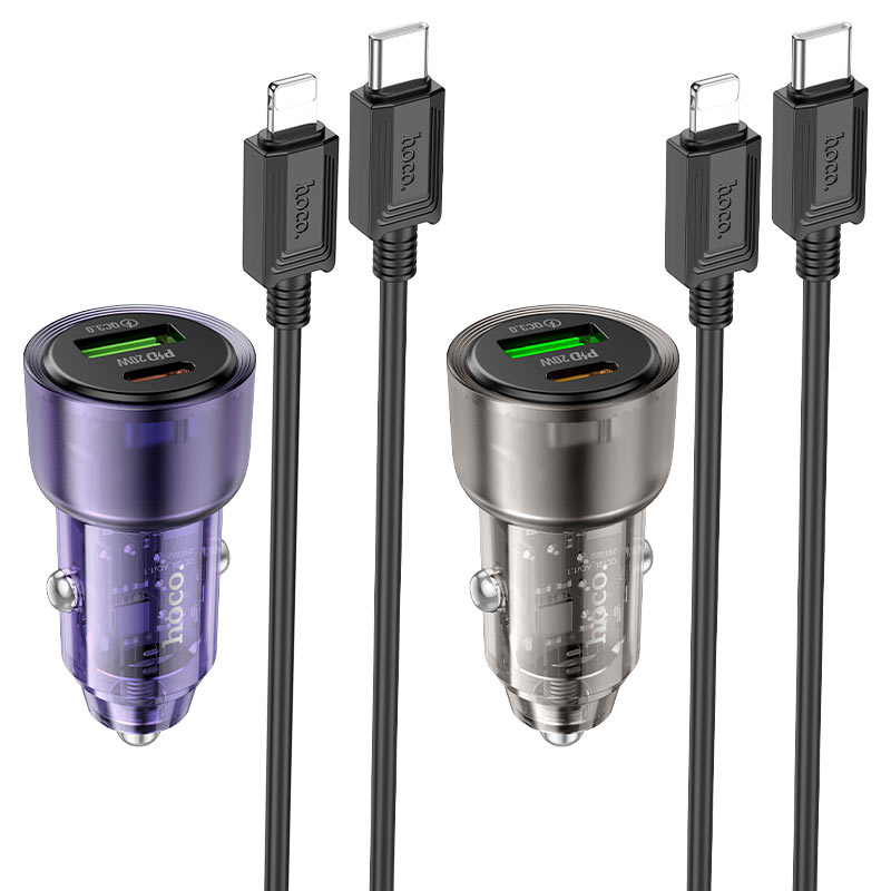 Car charger “Z52 Spacious” 38W cable set