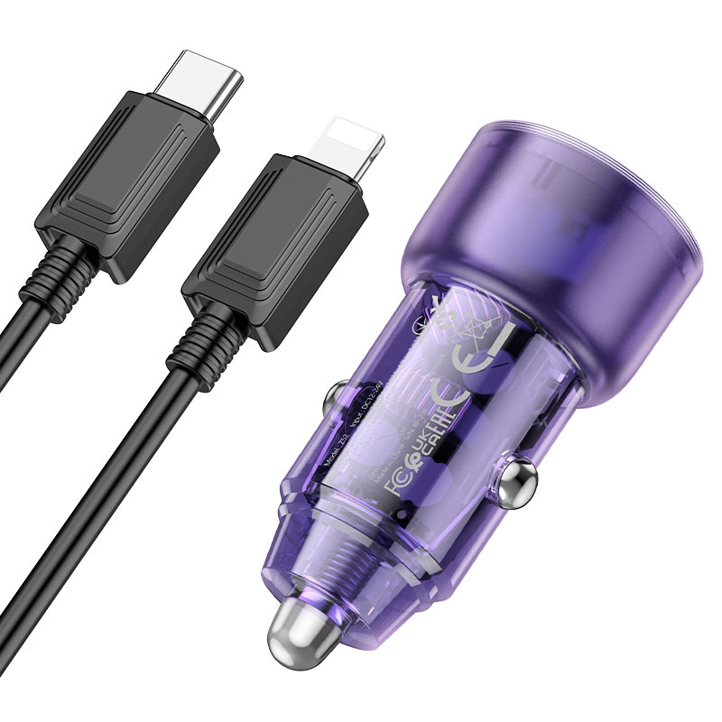 Car charger “Z52 Spacious” 38W cable set