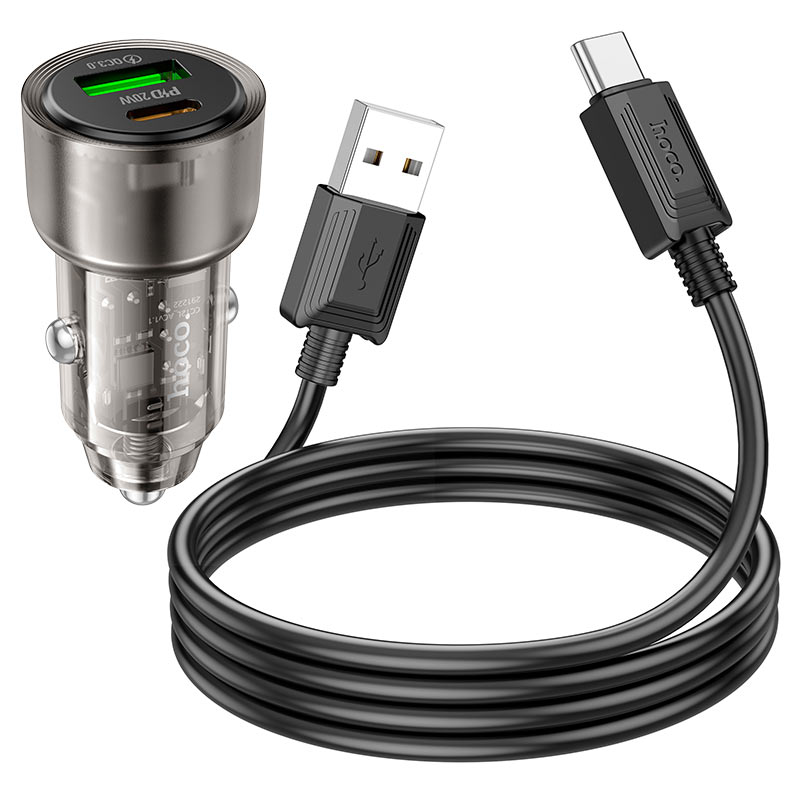 Car charger “Z52 Spacious” 38W cable set