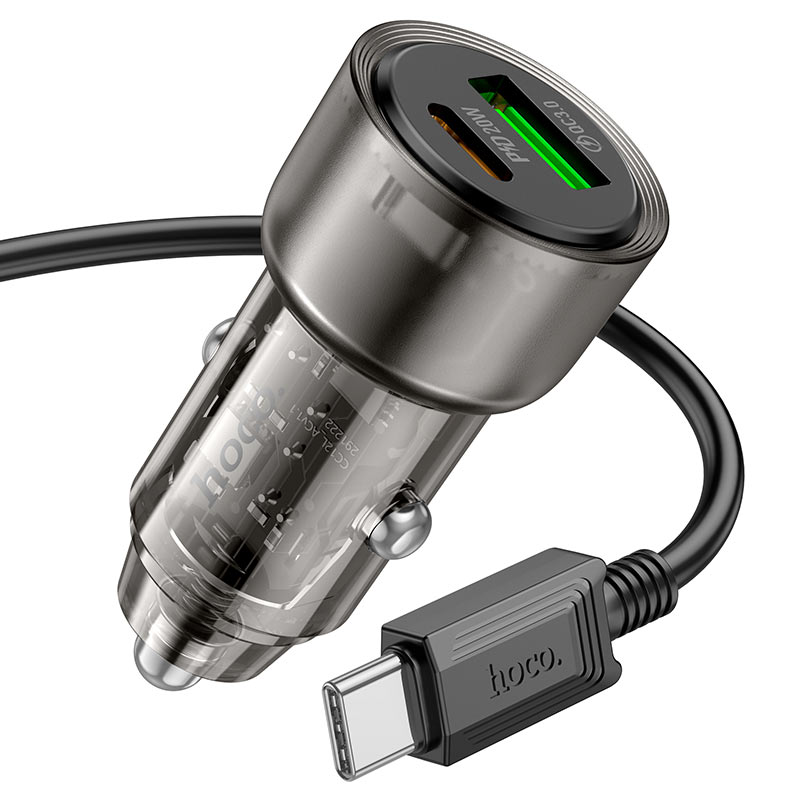 Car charger “Z52 Spacious” 38W cable set