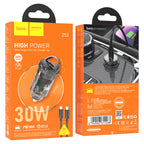 Car charger “Z53 Sight” 30W cable set