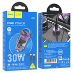 Car charger “Z53 Sight” 30W cable set