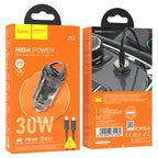 Car charger “Z53 Sight” 30W cable set