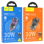 Car charger “Z53 Sight” 30W cable set