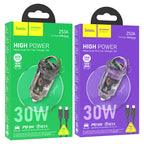 Car charger “Z53A Vision” 30W cable set