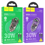 Car charger “Z53A Vision” 30W cable set