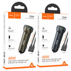 Car charger “Z54A Prosperous” 48W cable set
