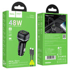 Car charger “Z58A Rank” 48W cable set