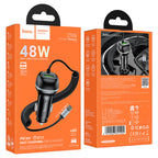 Car charger “Z58B Rank” 48W with cable