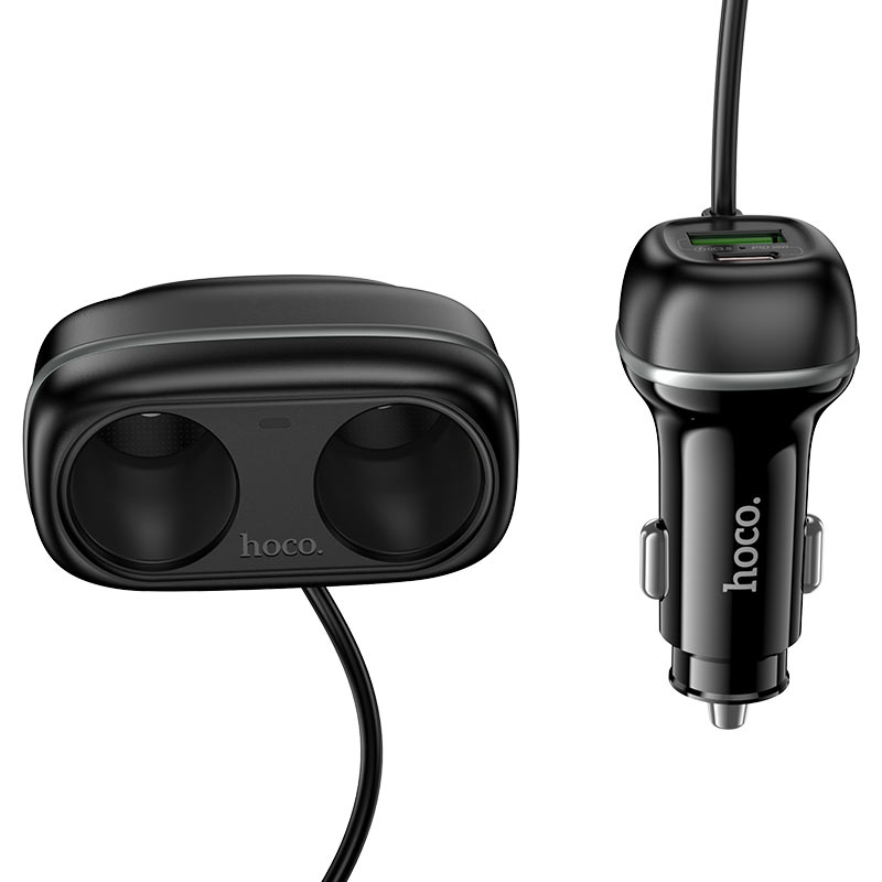 Car charger “Z59 Rank” 48W + 2×cigarette lighter slot
