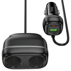 Car charger “Z59 Rank” 48W + 2×cigarette lighter slot