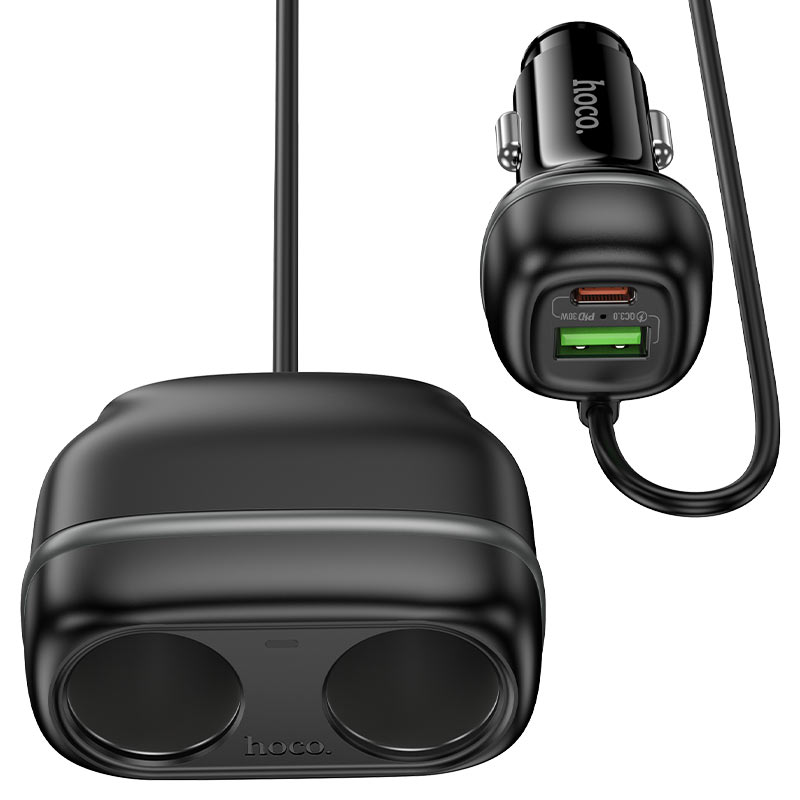Car charger “Z59 Rank” 48W + 2×cigarette lighter slot