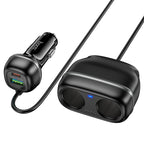 Car charger “Z59 Rank” 48W + 2×cigarette lighter slot