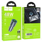 Car charger “Z60 Bloom” 48W cable set
