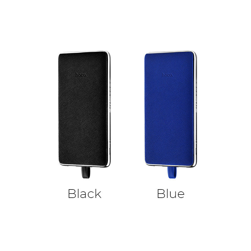 Power bank «J1 Linstar» 10000 mAh single USB with built-in Lightning cable