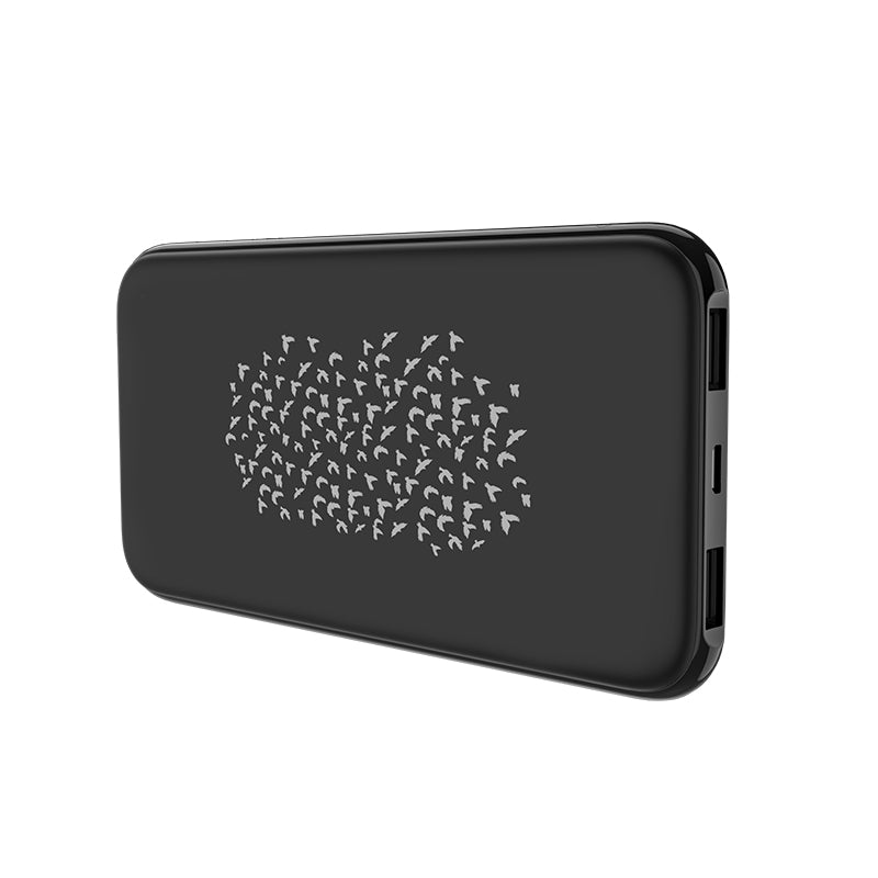 Power bank «J10 Glowing pattern» 10000 mAh dual USB output