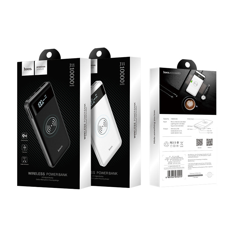 Power bank «J11 Astute» 10000 mAh wireless charging
