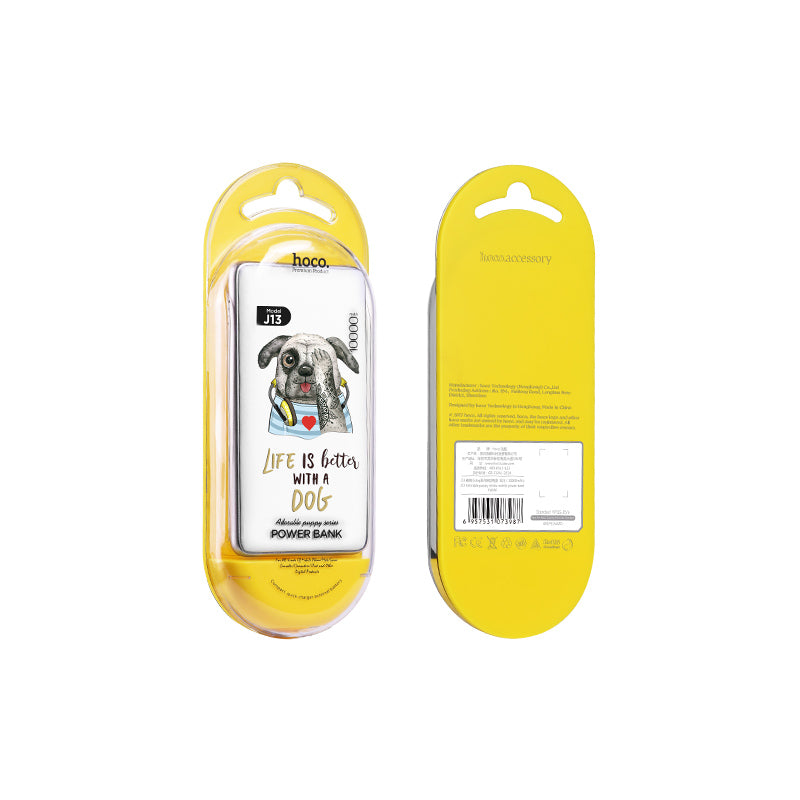 Power bank «J13 Adorable puppy» 10000 mAh dual USB output