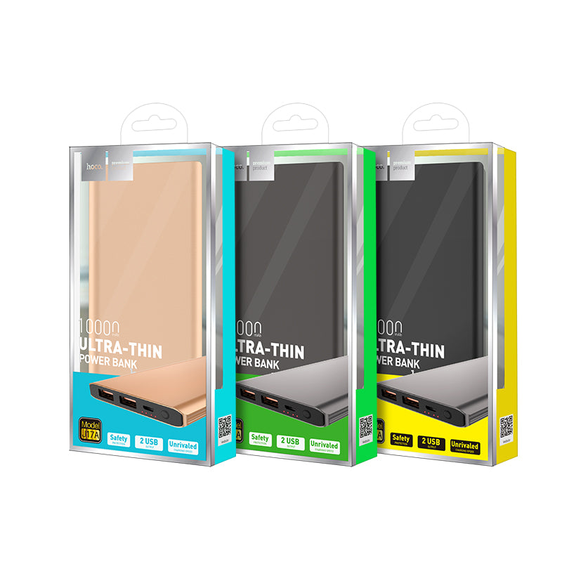 Power bank “J17A Clear power” 10000mAh with LED