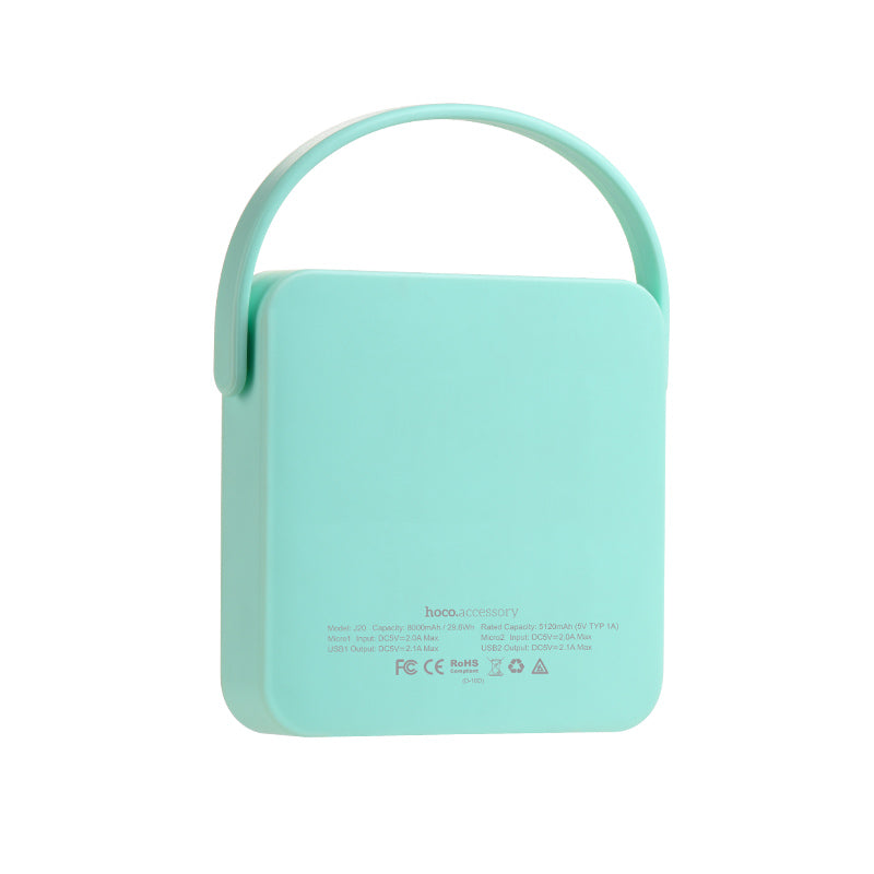 Power bank «J20 Brilliant sunshine» 8000 mAh LED power indicator