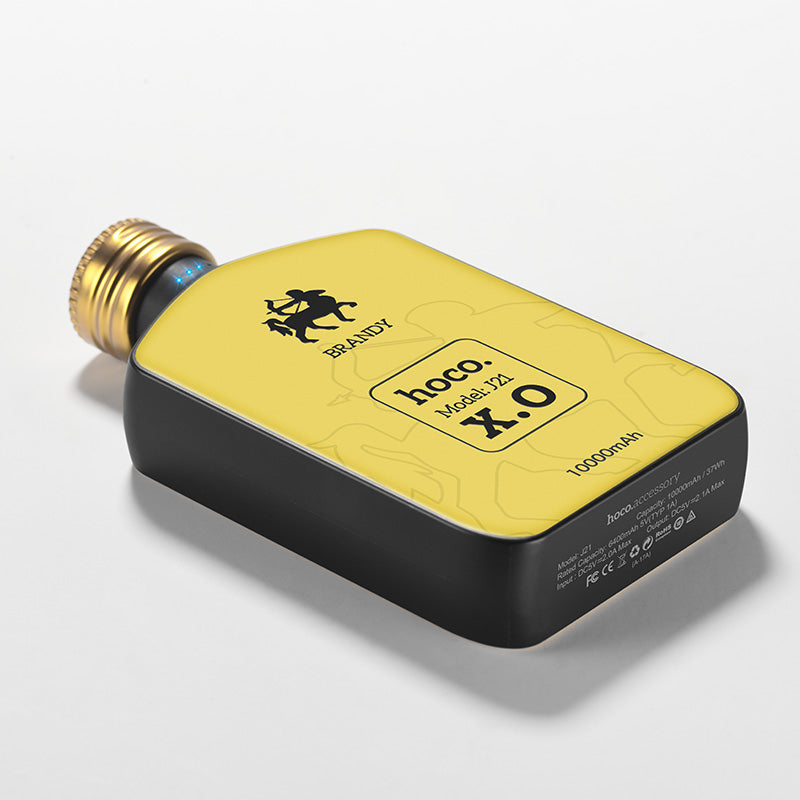 Power bank «J21 Vintage wine» 10000 mAh LED power indicator