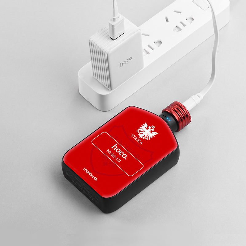 Power bank «J21 Vintage wine» 10000 mAh LED power indicator