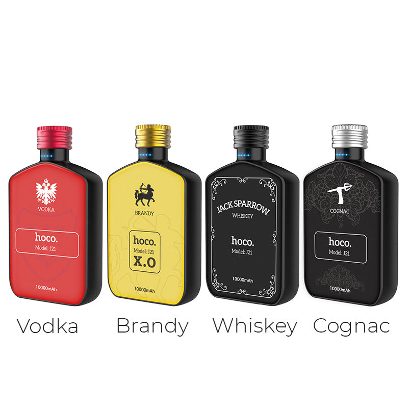 Power bank «J21 Vintage wine» 10000 mAh LED power indicator