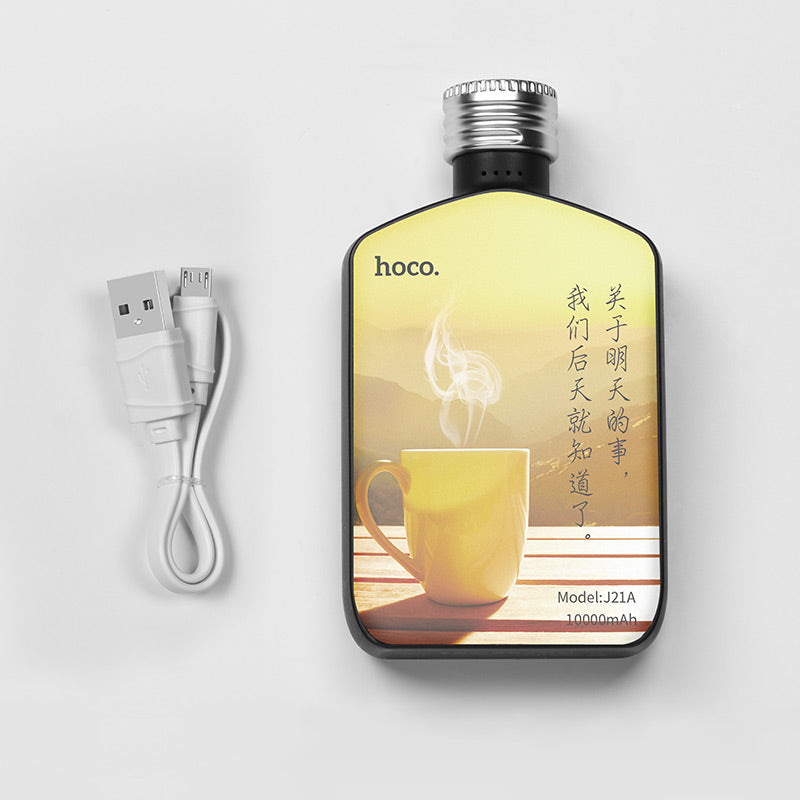 Power bank «J21A Heart words» 10000 mAh LED power indicator