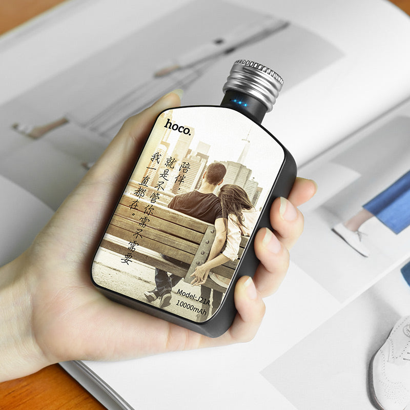 Power bank «J21A Heart words» 10000 mAh LED power indicator