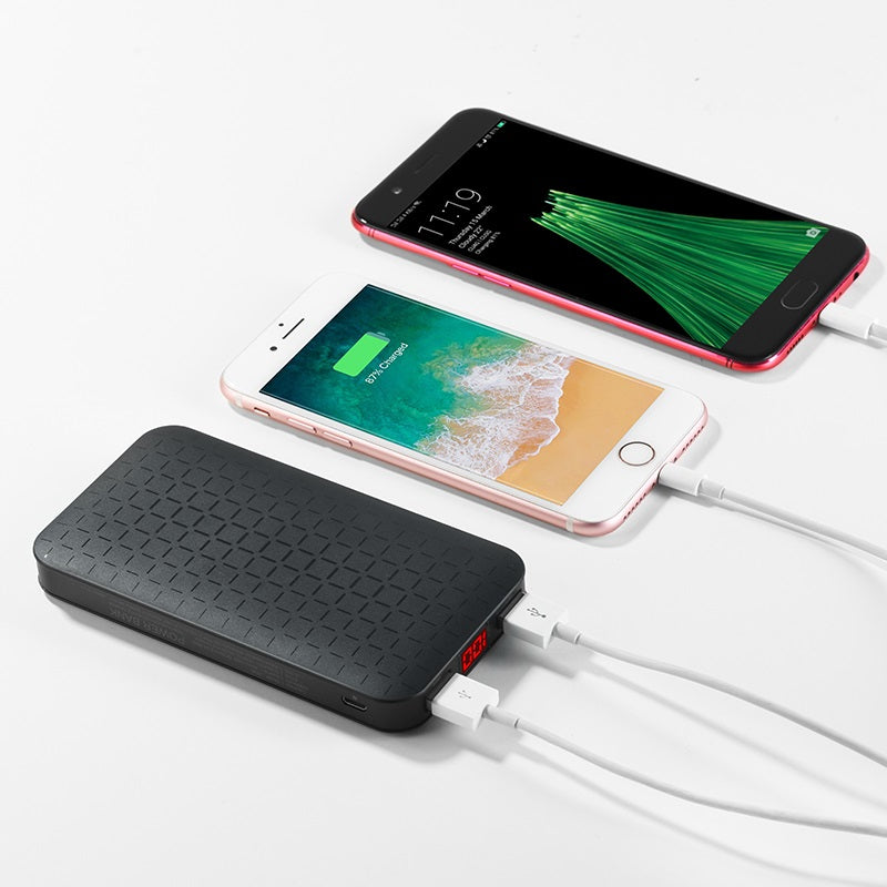 Power bank «J29A Cool square» 10000 mAh dual USB output