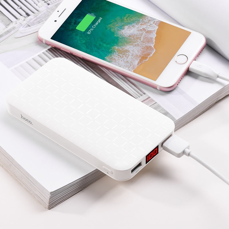 Power bank «J29A Cool square» 10000 mAh dual USB output