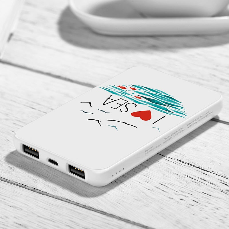 Power bank «J30 Cool paint» 10000 mAh dual USB output