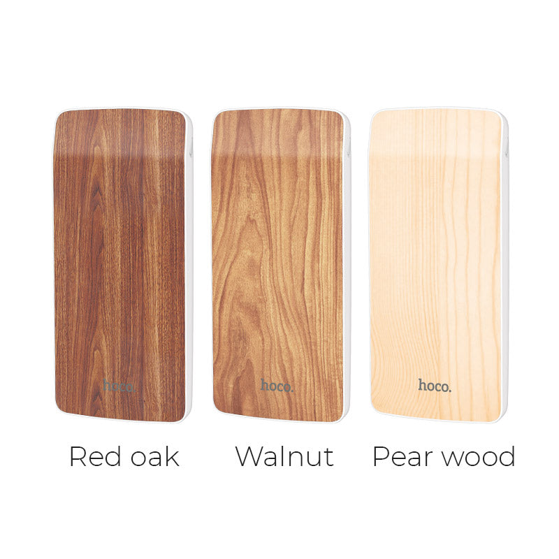 Power bank «J5 Wooden» 8000 mAh dual USB output