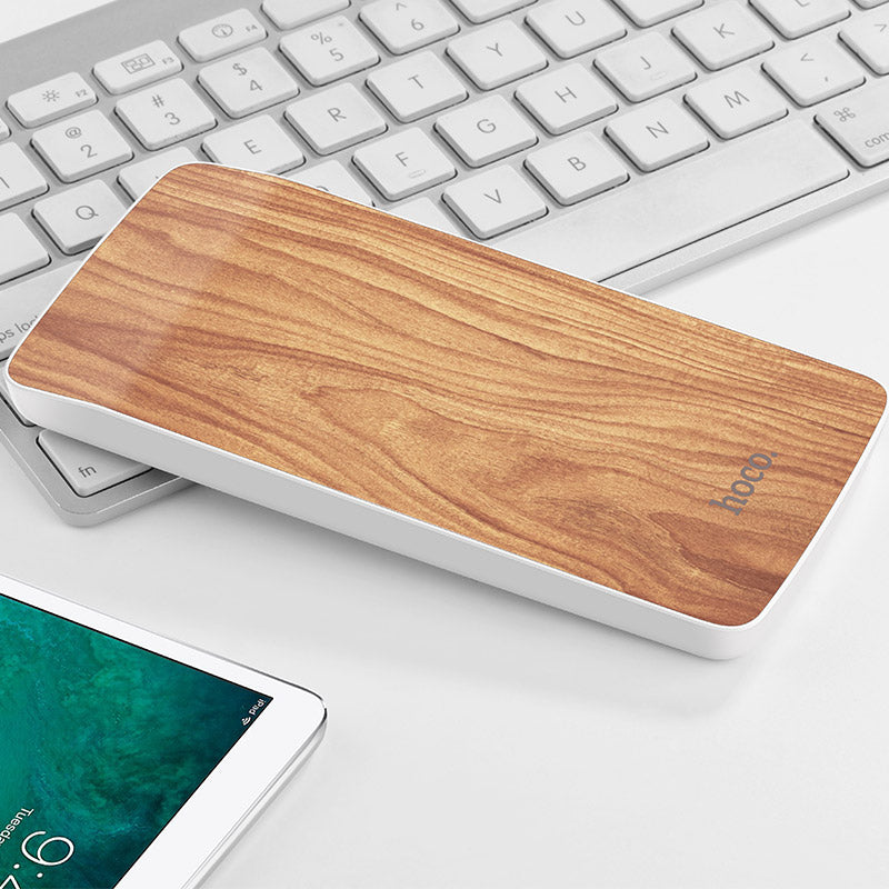 Power bank «J5 Wooden» 8000 mAh dual USB output