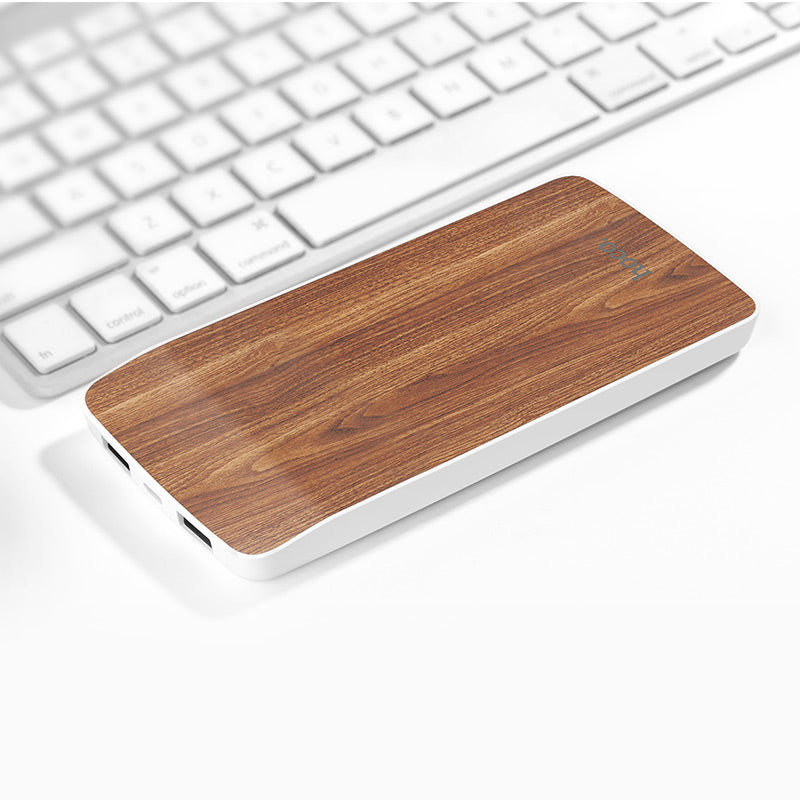 Power bank «J5 Wooden» 8000 mAh dual USB output
