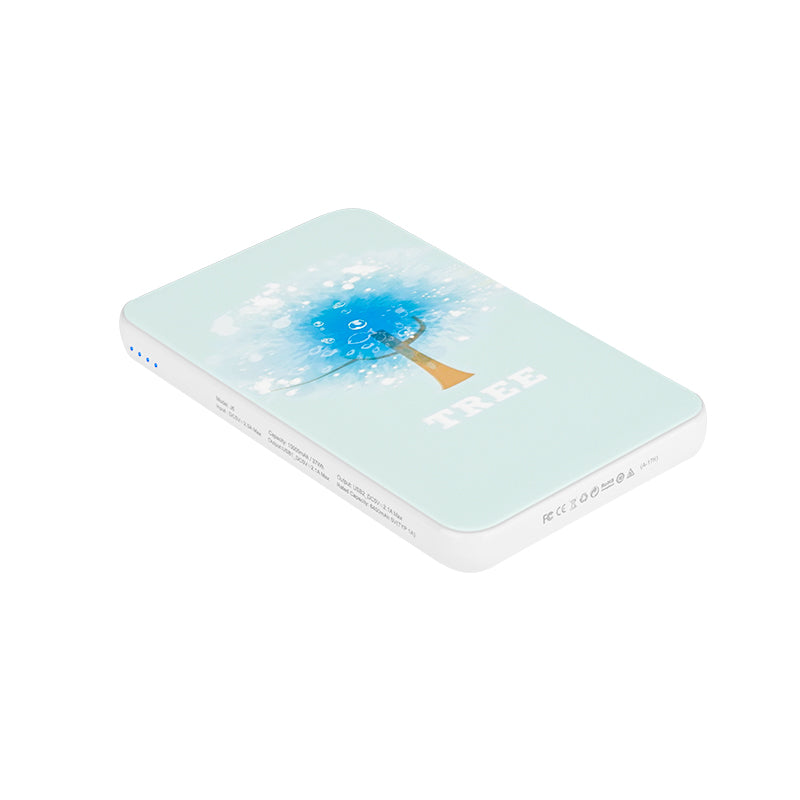 Power bank «J6 Iridescence» 10000mAh dual USB with LED display