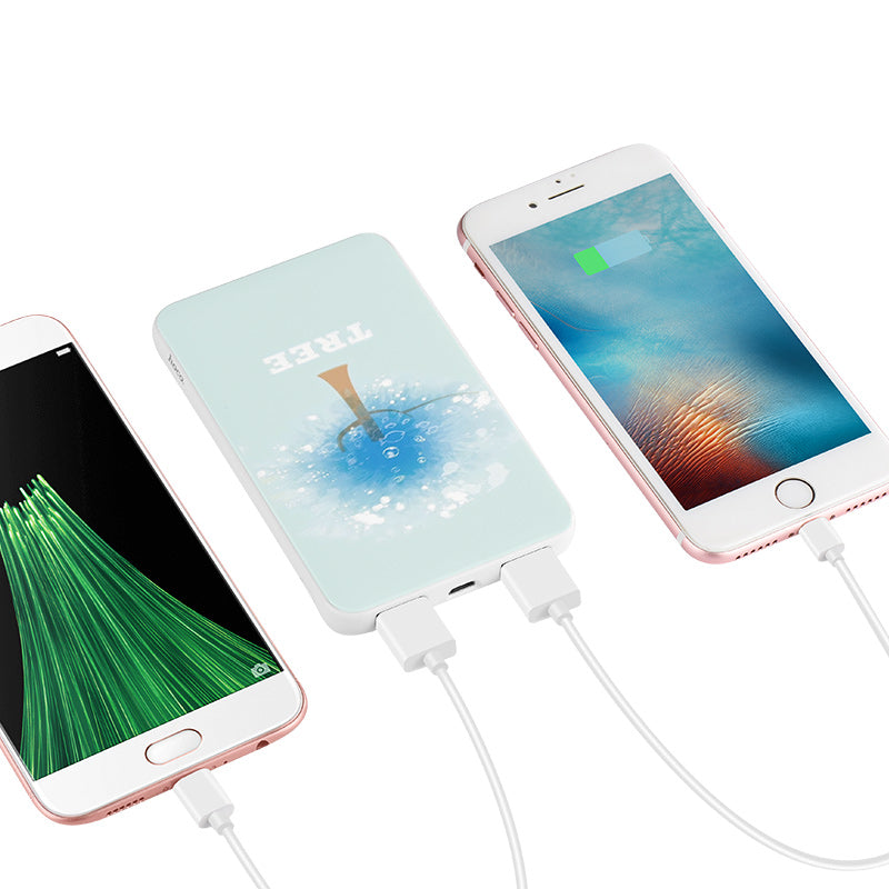 Power bank «J6 Iridescence» 10000mAh dual USB with LED display