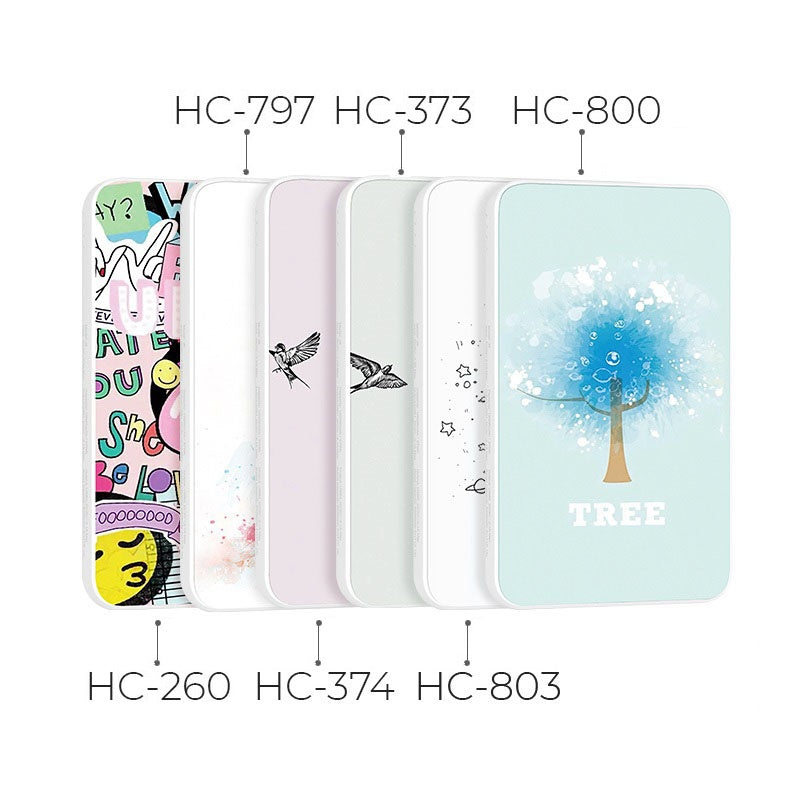 Power bank «J6 Iridescence» 10000mAh dual USB with LED display