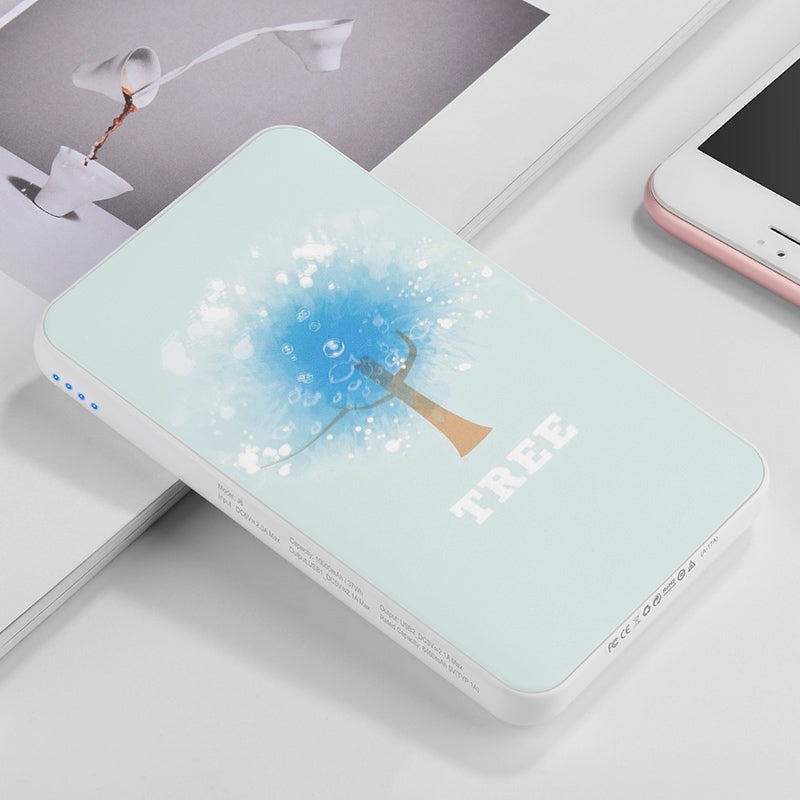 Power bank «J6 Iridescence» 10000mAh dual USB with LED display