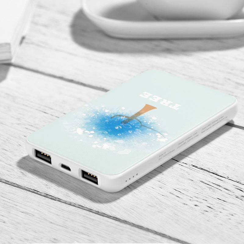 Power bank «J6 Iridescence» 10000mAh dual USB with LED display