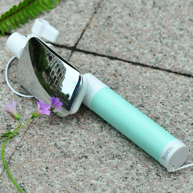 Selfie stick “K2 Magic mirror” 3.5mm jack wired monopod