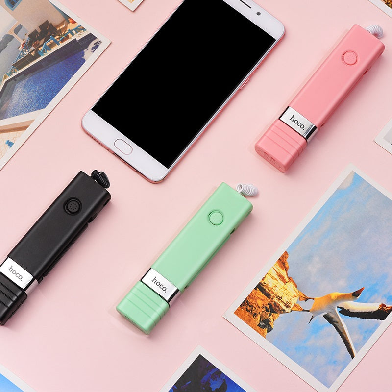 Selfie stick “K3 Beauty” 3.5mm jack wired monopod