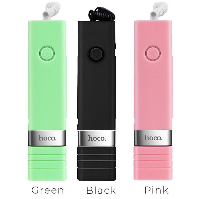 Selfie stick “K3 Beauty” 3.5mm jack wired monopod